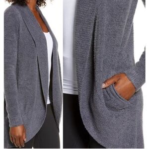 Barefoot Dreams Cozychic Cocoon Cardigan Sweater Brown Large